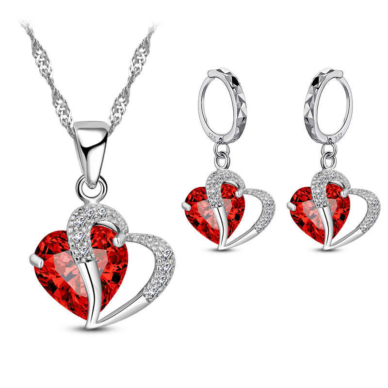 Luxury Gift Set - Женский ювелирный комплект из колье и