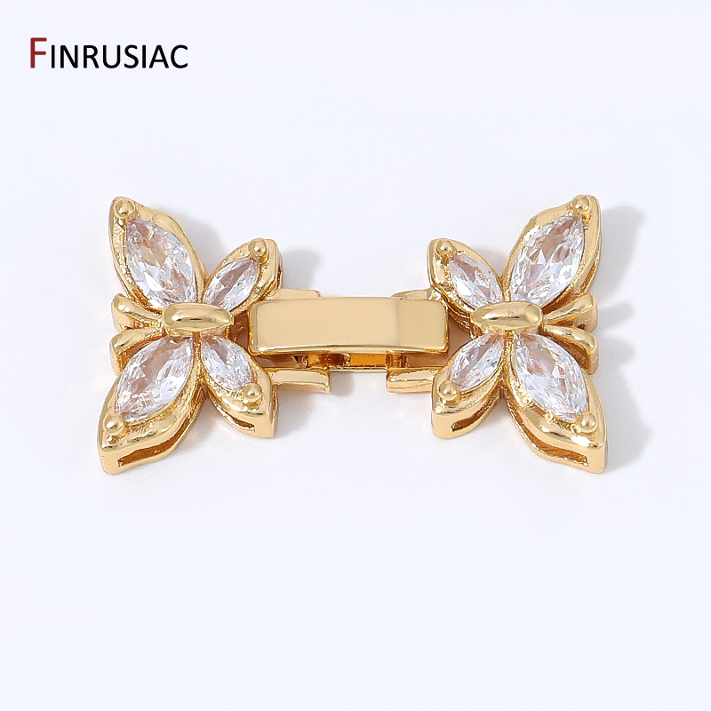 Gold Plated Jewelry - застежки для бижутери,Позолоченные 18-каратным золотом латунные