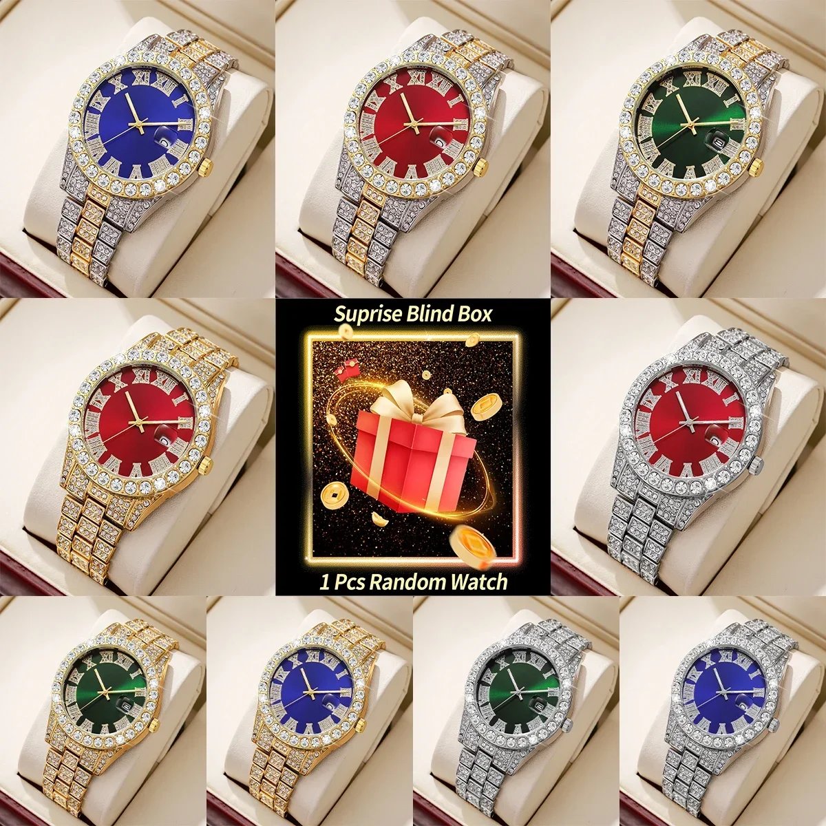 Luxury Watch Men - Мужские часы в случайной упаковке, дизайн