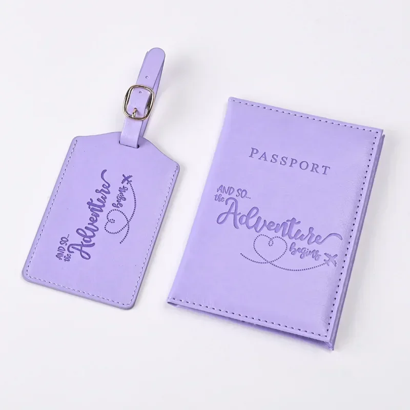 Travel Luggage Set - Новый фиолетовый держатель для паспорта из