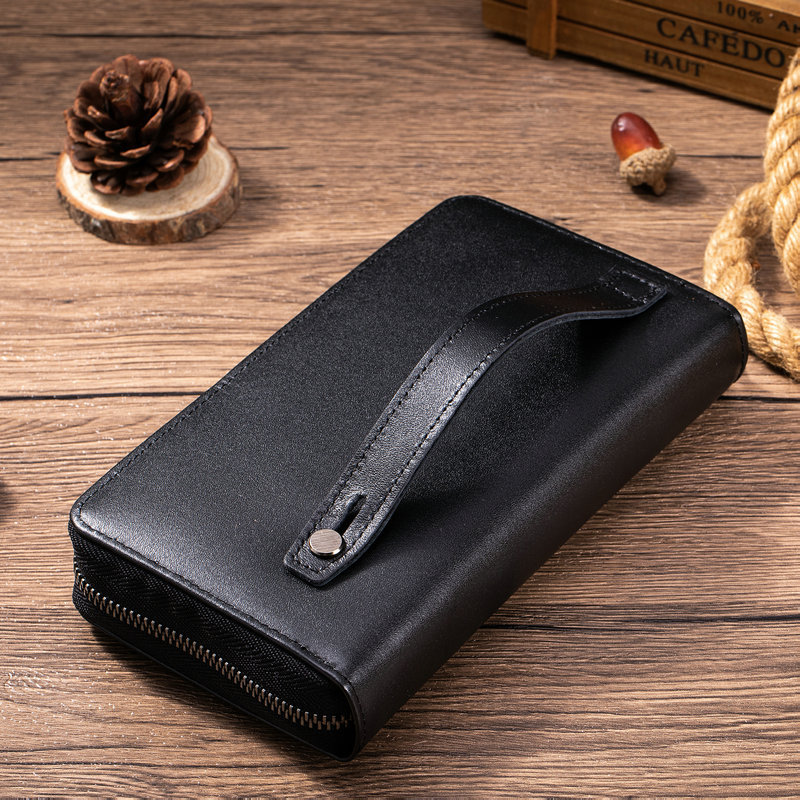 Leather Wallet Men - Новый мужской винтажный кошелек из натуральной