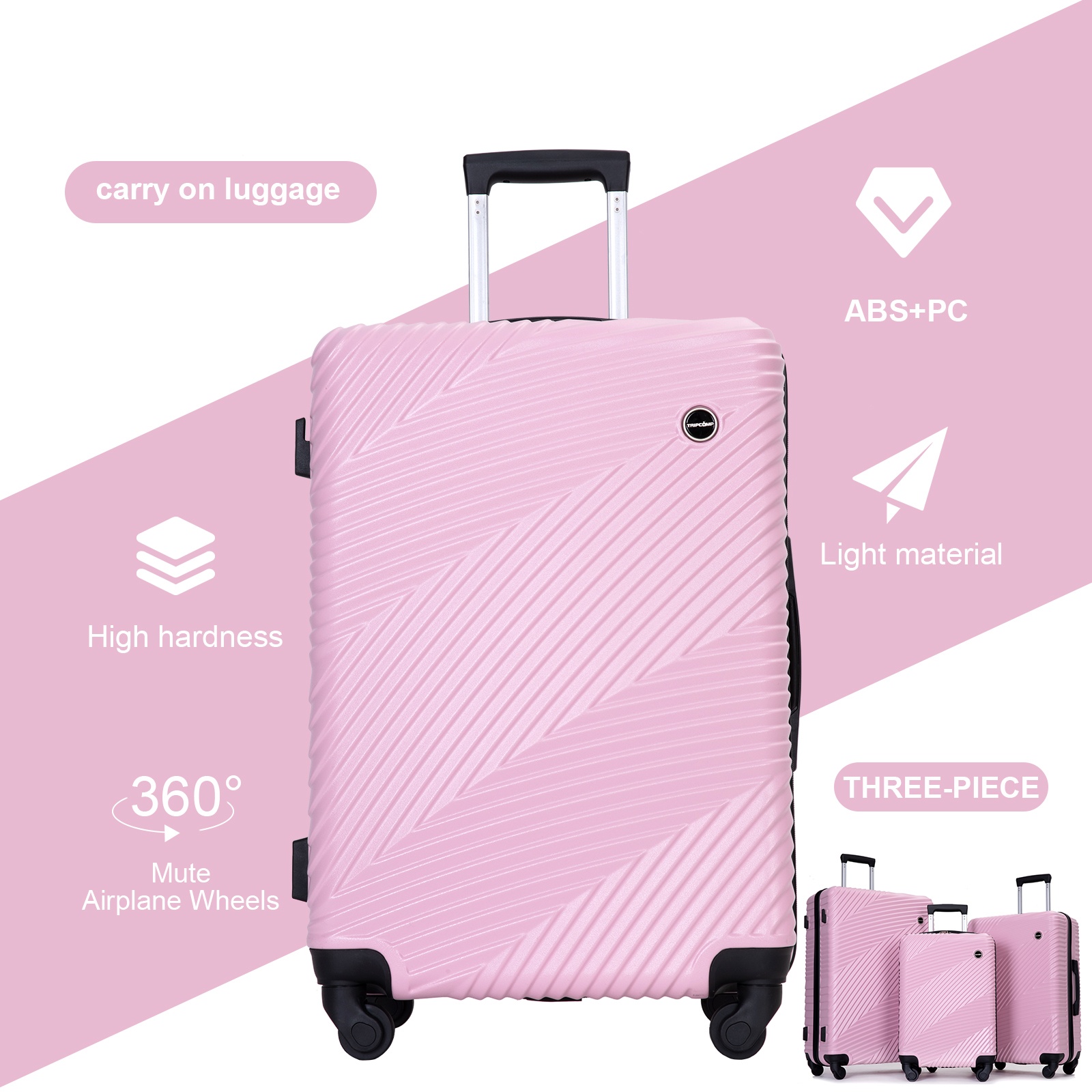 Комплект из 3 чемоданов, жестк – обзор и цена Travel Luggage Set