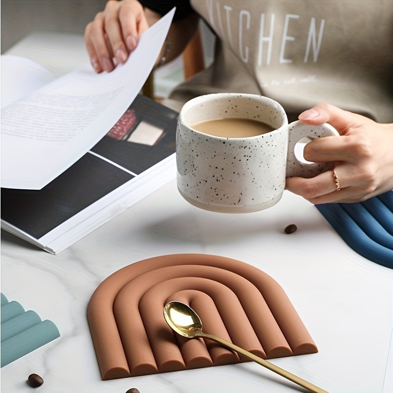 Силиконовая подставка Morandi  – обзор и цена Marble Coaster Set