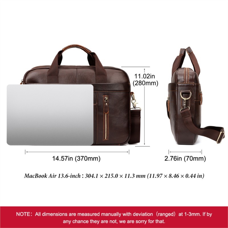 Высококачественный мужской пор – обзор и цена Leather Briefcase