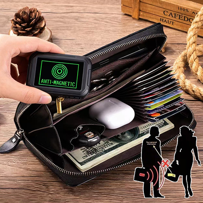 Новый мужской винтажный кошеле – обзор и цена Leather Wallet Men