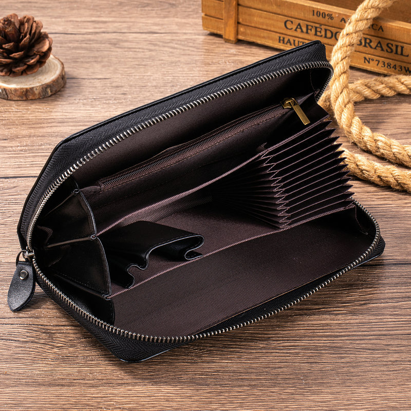 Новый мужской винтажный кошеле – обзор и цена Leather Wallet Men