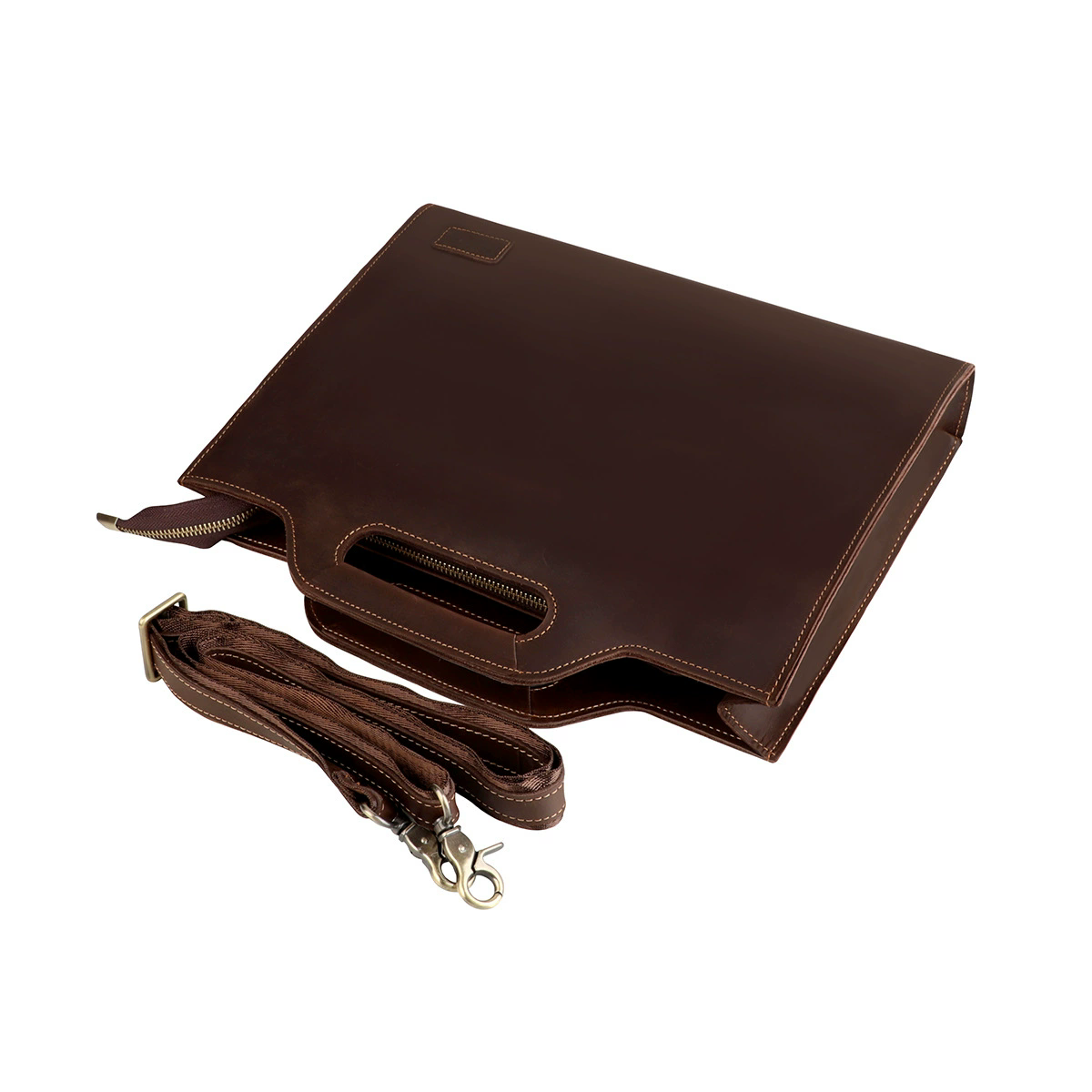 Мужская сумка для ноутбука, му – обзор и цена Leather Briefcase